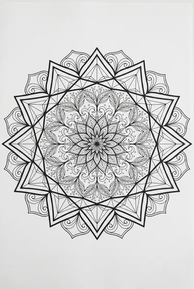 Intricate Geometric Mandala