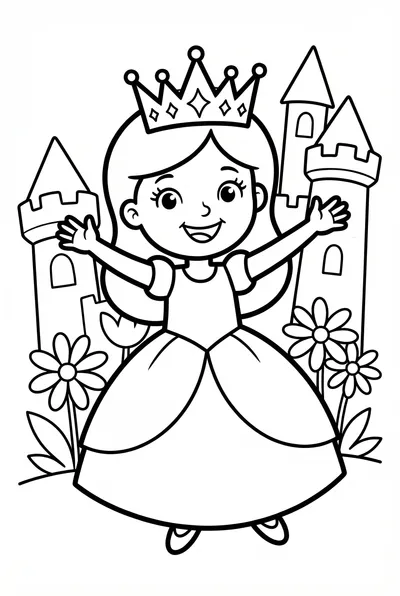 Princesa Sonriente, Castillo y Flores