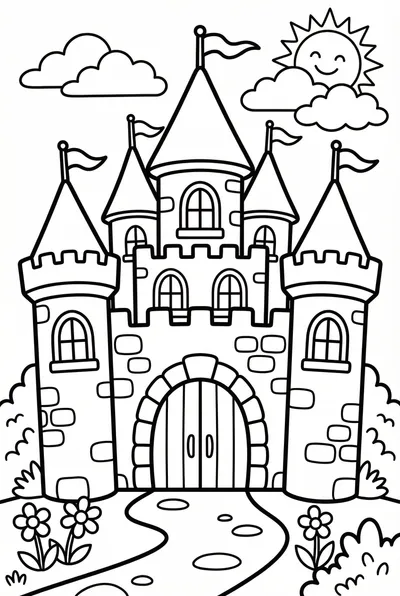 Whimsical Fairytale Castle