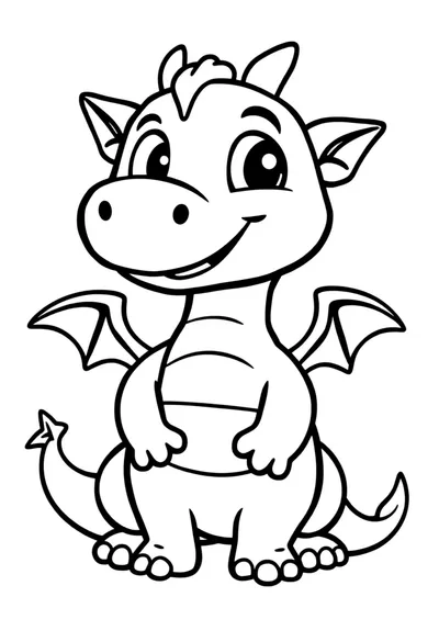 Adorable bebé dragón