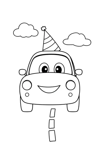 Página para colorear de FLUX, DIBUJO DE LÍNEAS NEGRAS sobre FONDO BLANCO.