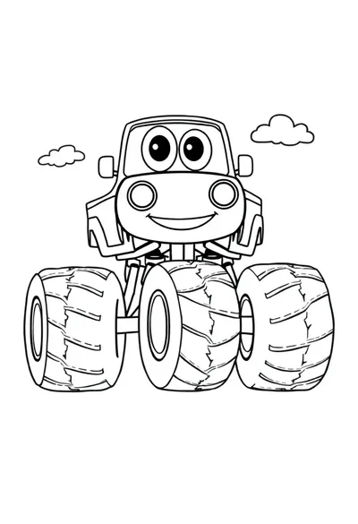 Divertido camión monstruo