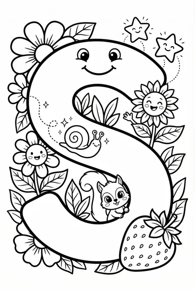 Friendly Letter S Garden Adventure
