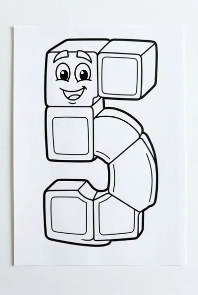 Personaje de Bloque Amigable